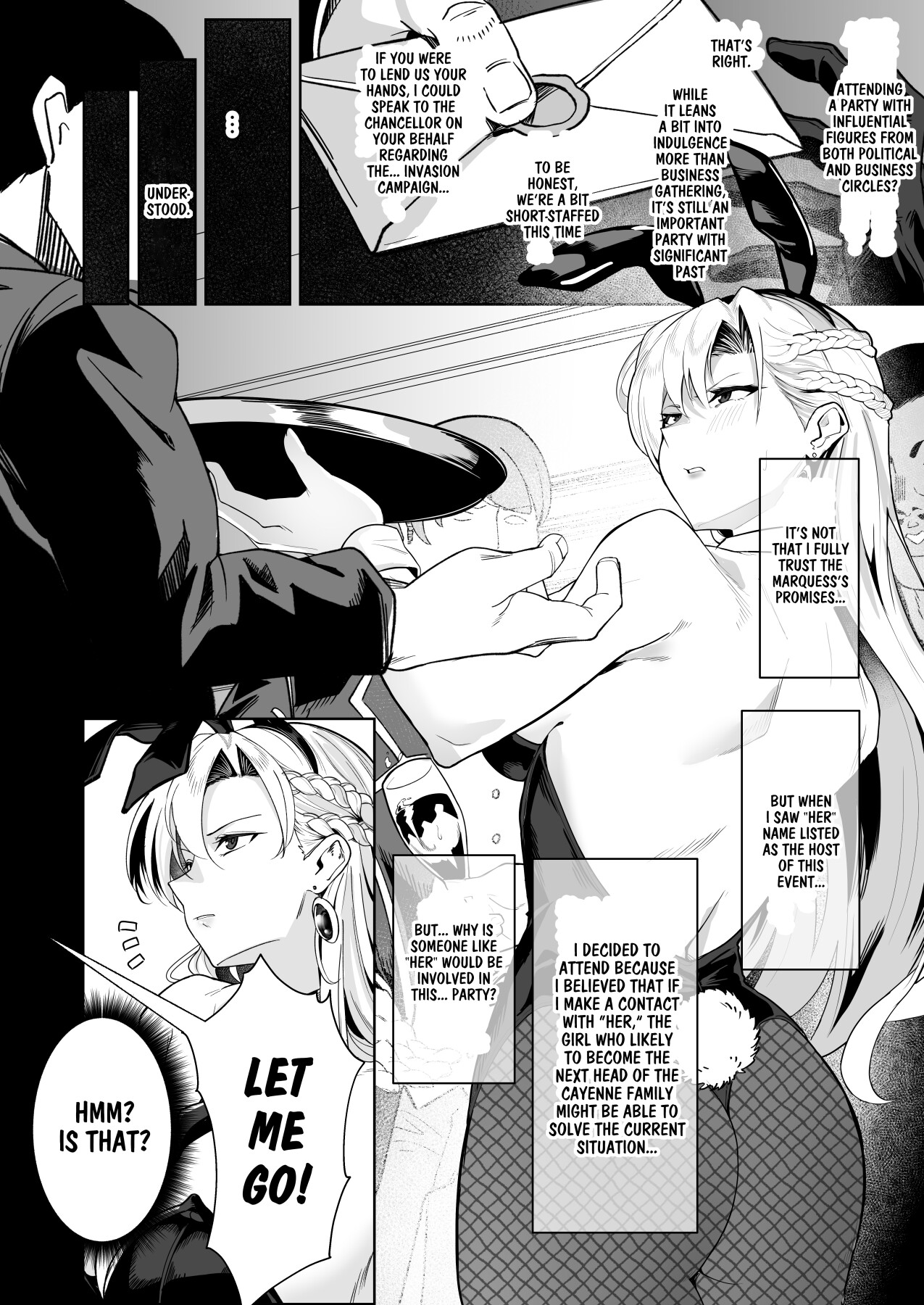 Hentai Manga Comic-When The Gold is Tainted with Cloudy White-Read-7